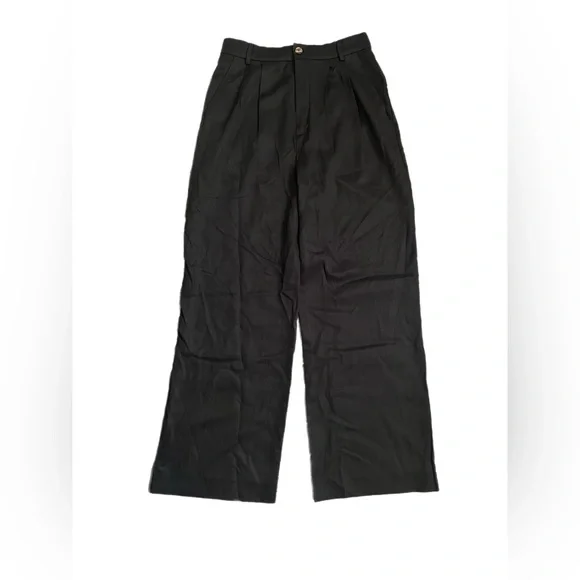 Reformation black wide leg trousers - Picture 3 of 3